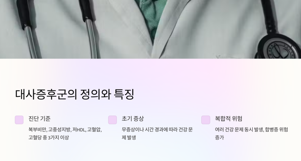 현대인의 식습관과 대사증후군의 연관관계